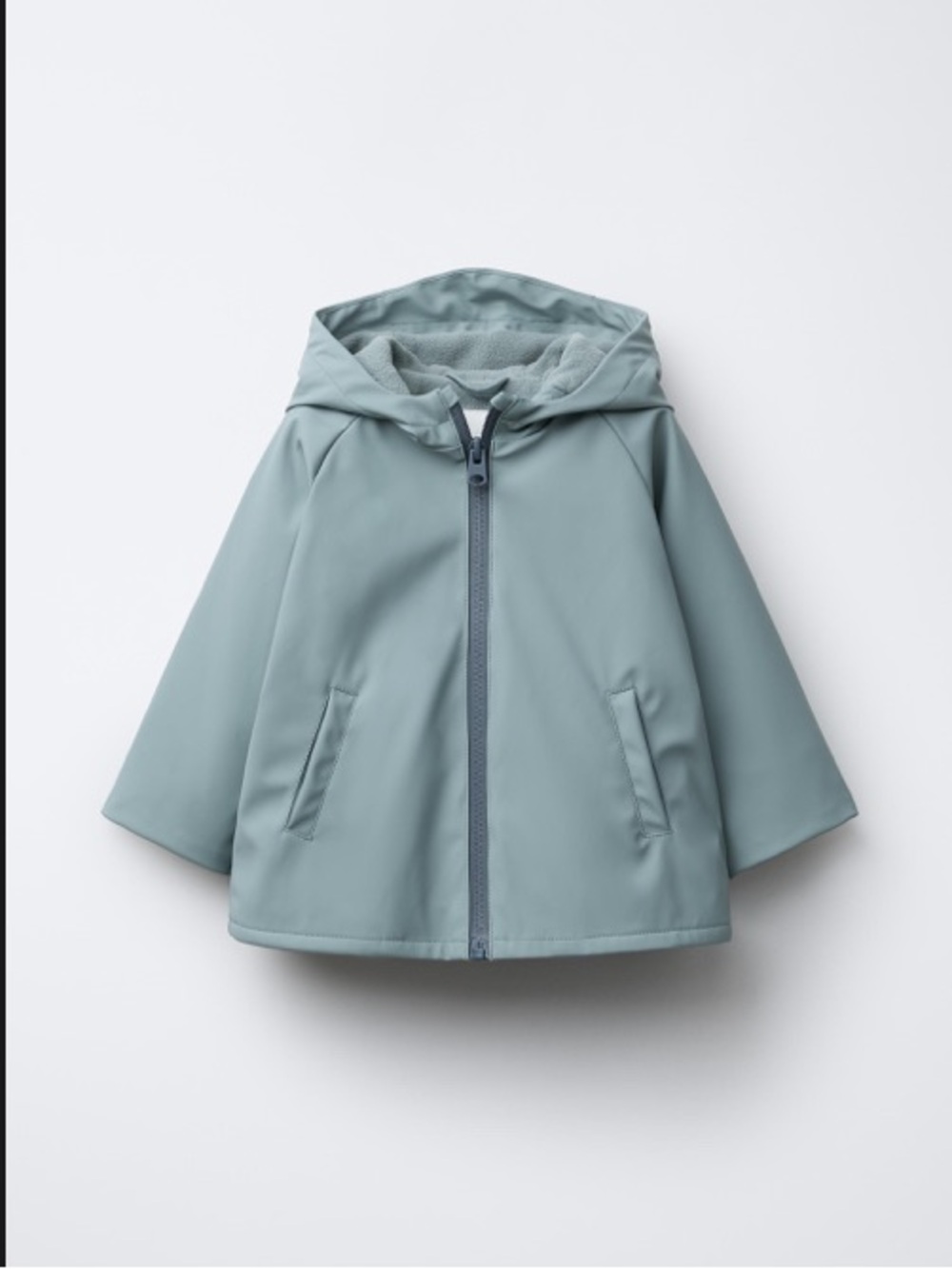 Zara Kids RUBBERIZED WATER REPELLENT JACKET / Size 9-12 m